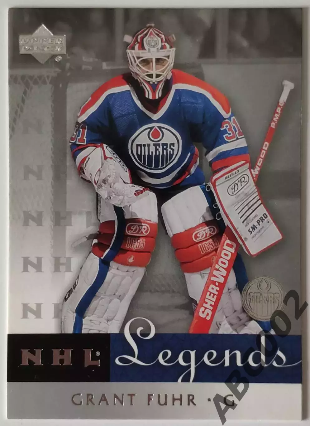 Карточка НХЛ / Grant Fuhr / Oilers / NHL Legends