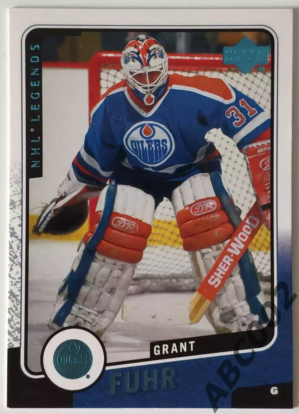 Карточка НХЛ / Grant Fuhr / Oilers / NHL Legends