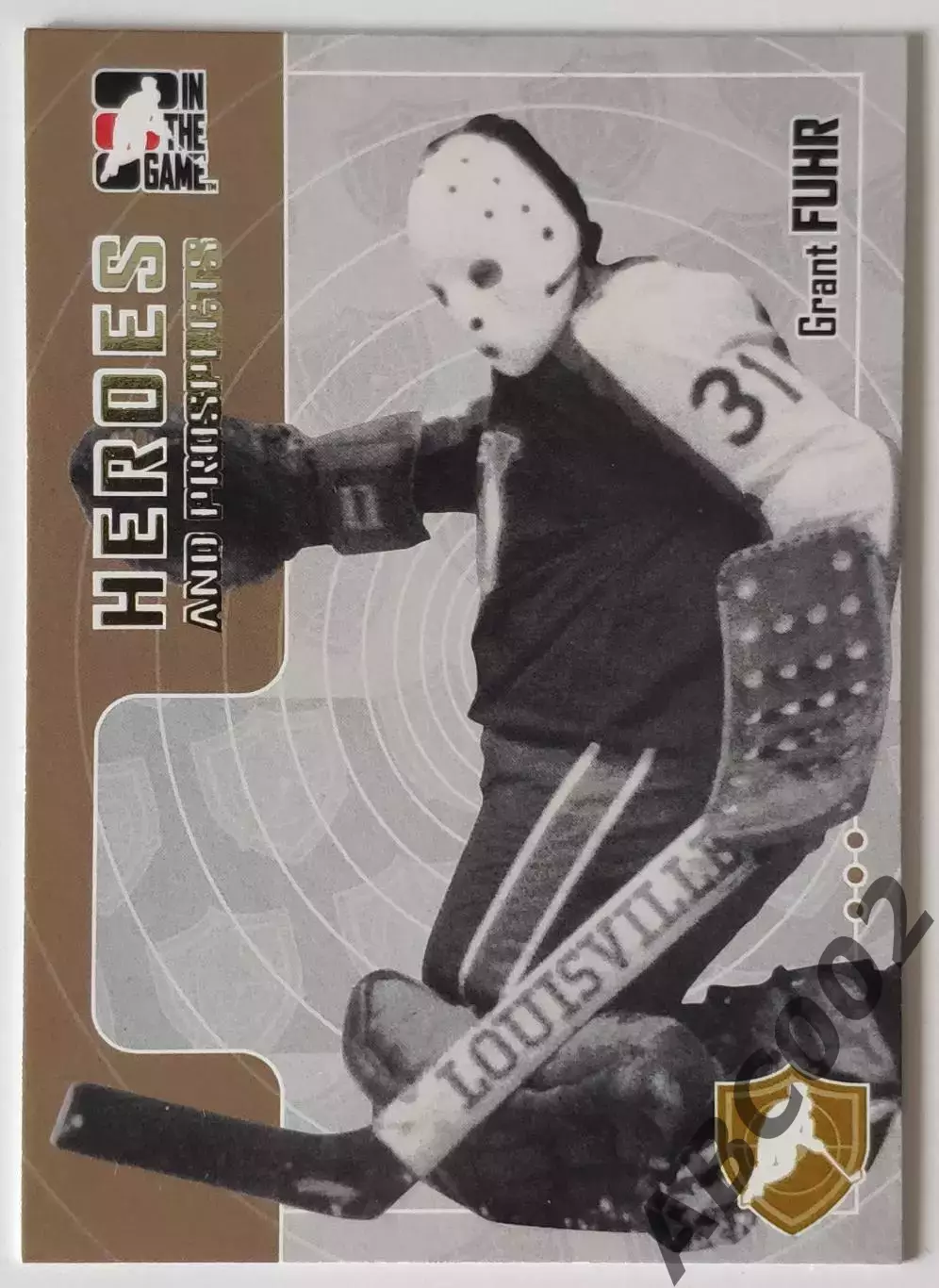 Карточка НХЛ / Grant Fuhr / Oilers / In The Game Heroes