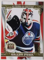 Карточка НХЛ / Grant Fuhr / Oilers / 100 Years 100 Greatest