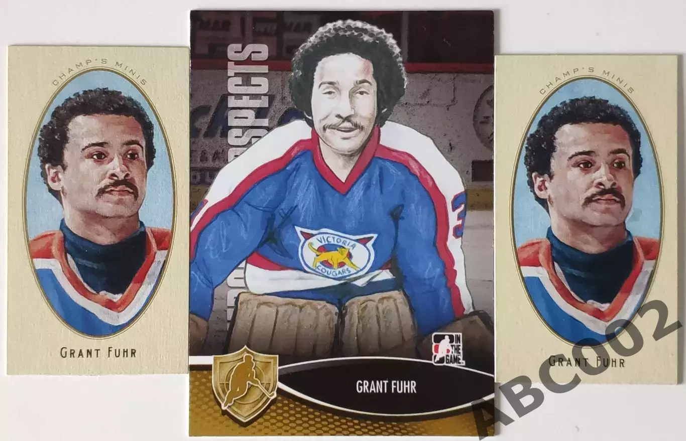 Карточки НХЛ / Grant Fuhr / Oilers / Parkhurst и In The Game