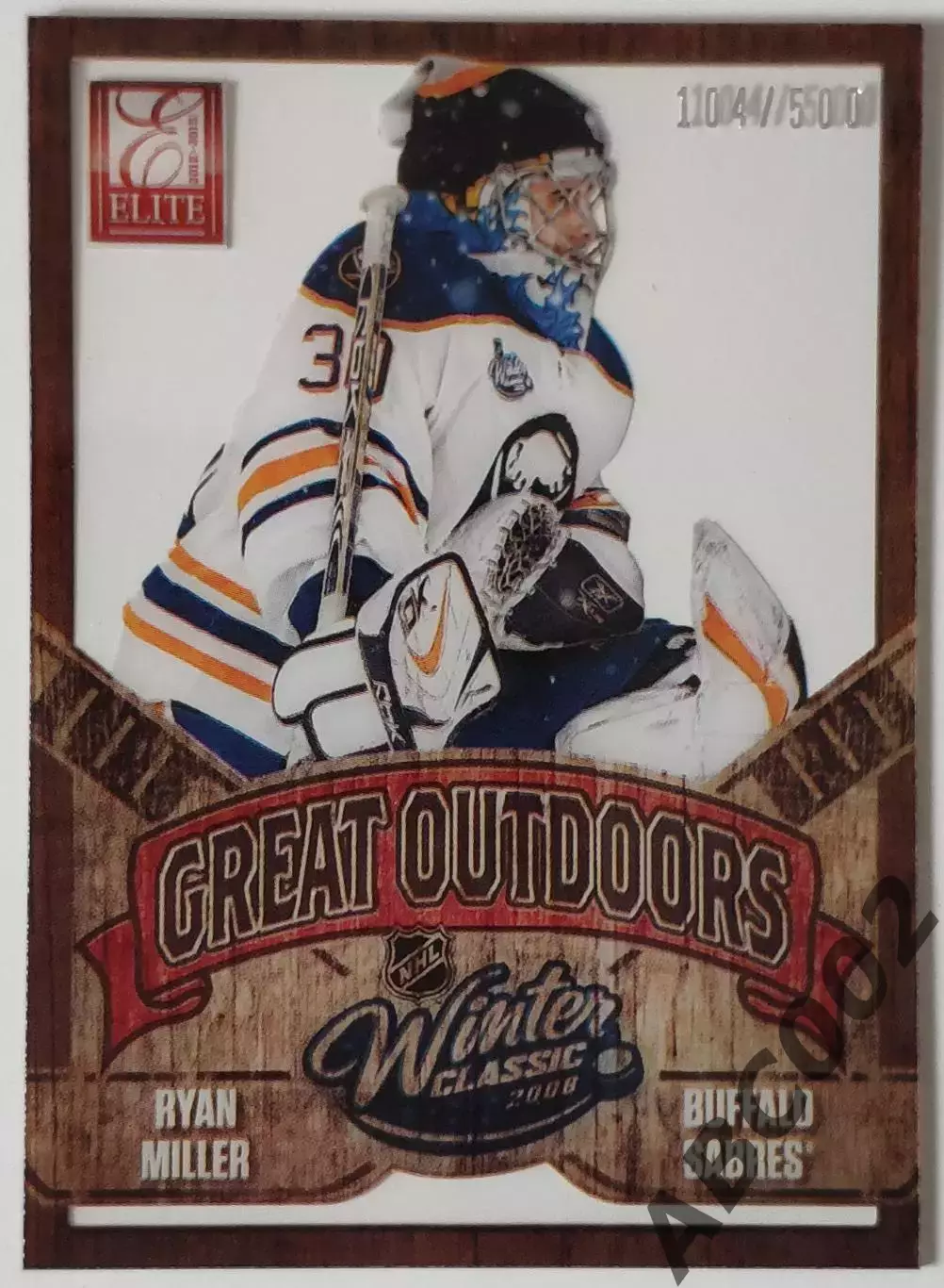 Карточка НХЛ / Ryan Miller / 104 из 500 / Sabres / Elite