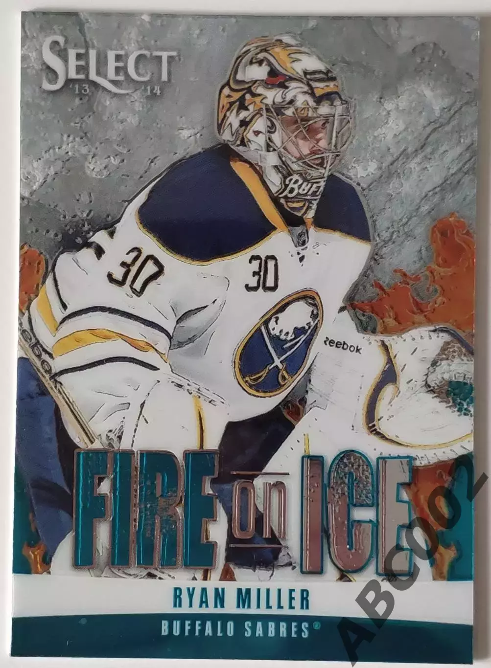 Карточка НХЛ / Ryan Miller / Sabres / Fire On Ice