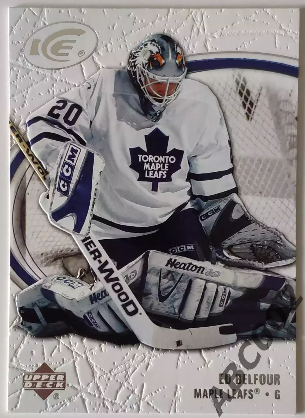 Карточка НХЛ / Ed Belfour / Maple Leafs / Ice