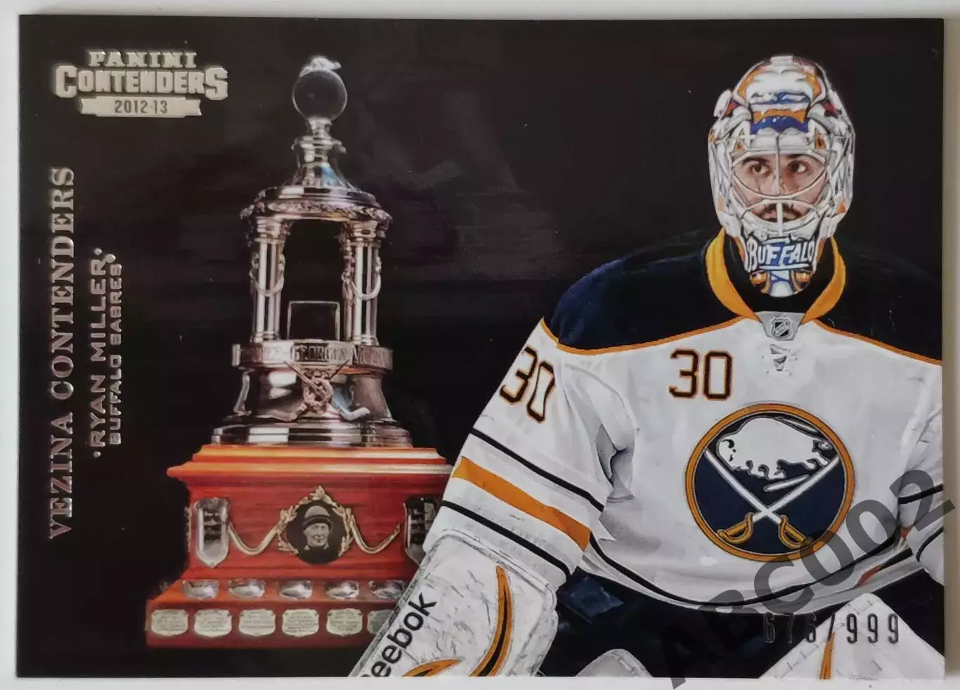Карточка НХЛ / Ryan Miller / 676 из 999 / Sabres / Contenders