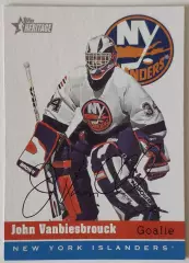 Карточка НХЛ / John Vanbiesbrouck / Islanders / Heritage