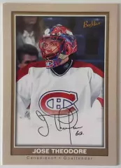 Карточка НХЛ / Jose Theodore / Canadiens / Bee Hive