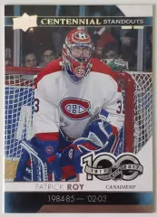 Карточка НХЛ / Patrick Roy / Canadiens / Standouts
