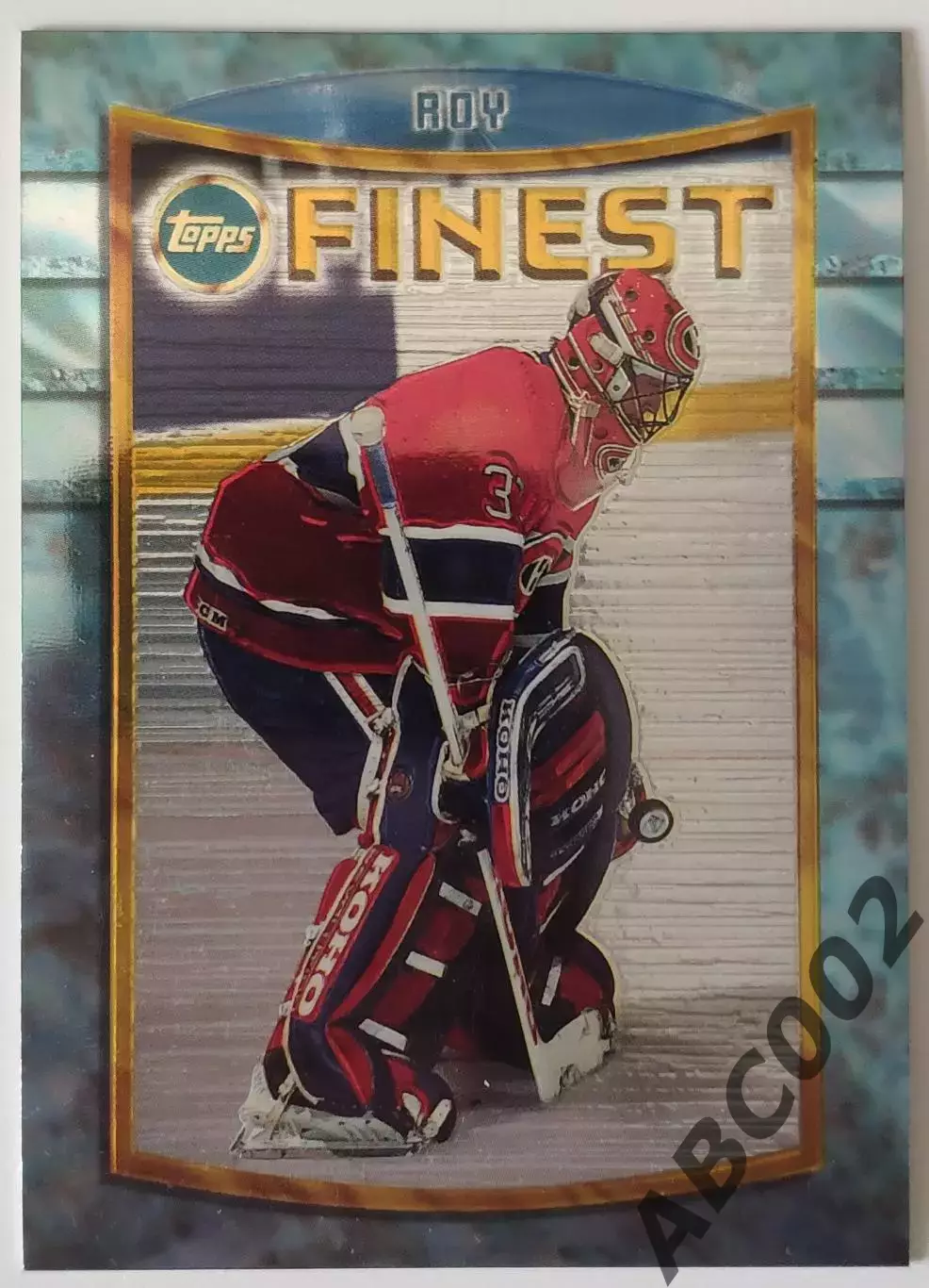 Карточка НХЛ / Patrick Roy / Canadiens / Topps Finest
