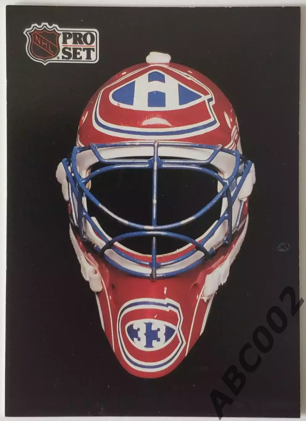 Карточка НХЛ / Mask / Canadiens / Pro Set