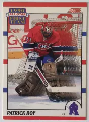 Карточка НХЛ / Patrick Roy / Canadiens / Score