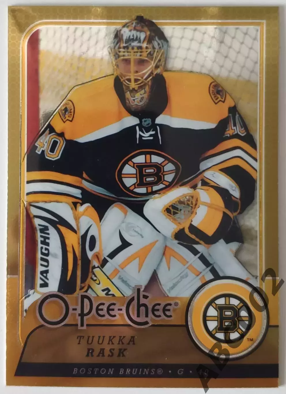 Карточка НХЛ / Tuuka Rask / Bruins / O-Pee-Chee