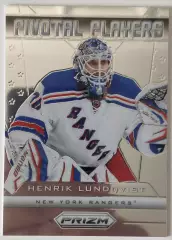 Карточка НХЛ / Henrik Lundqvist / Rangers / Prizm