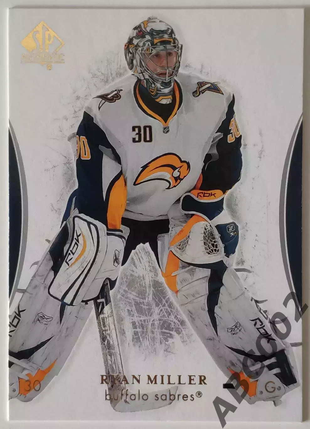 Карточка НХЛ / Ryan Miller / Sabres / SP Authentic
