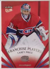 Карточка НХЛ / Carey Price / Canadiens / Fleer Ultra
