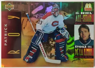 Карточка НХЛ / Patrick Roy / Canadiens / McDonalds