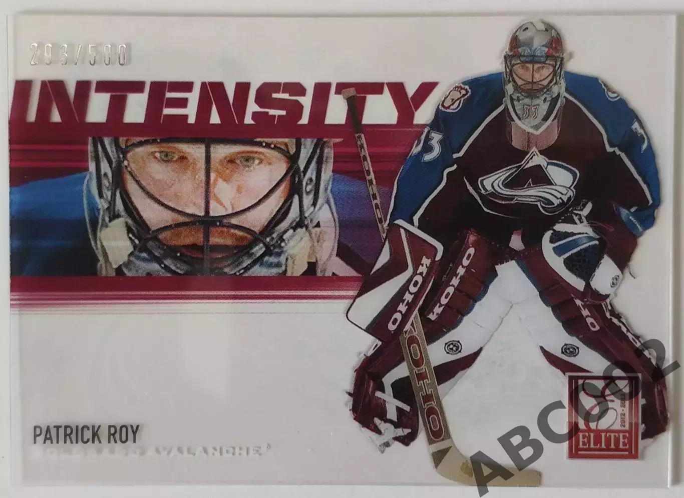 Карточка НХЛ / Patrick Roy / 293 из 500 / Avalanche / Elite