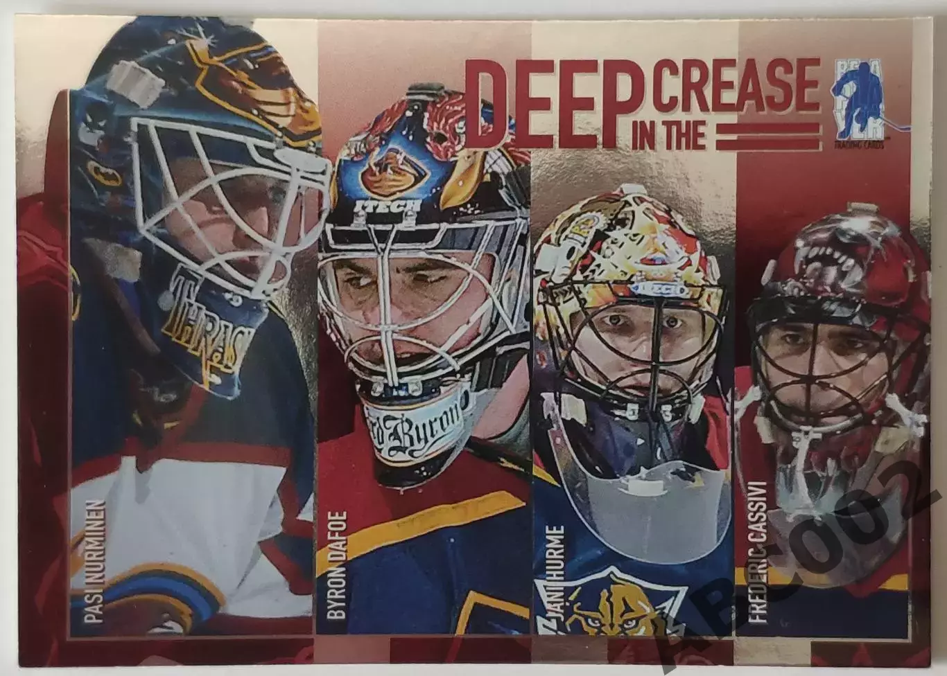 Карточка НХЛ / Nurminem-Dafoe-Hurme-Cassivi / Deep In The Crease / DC-1