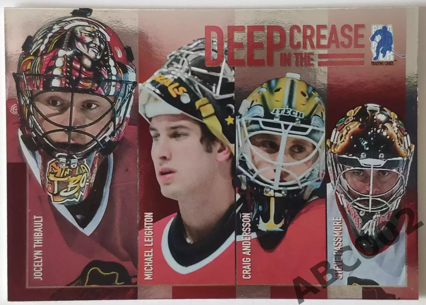 Карточка НХЛ / Thibault-Leighton-Andersson-PassMore / Deep In The Crease / DC-2