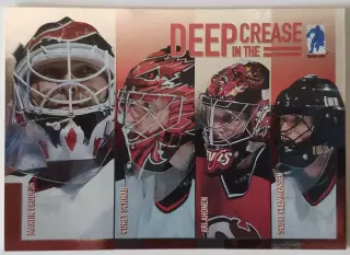 Карточка НХЛ / Brodeur-Schwab-Ahonen-Clemmense / Deep In The Crease / DC-4