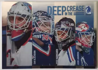 Карточка НХЛ / Dunham-Blackburn-Markkanen-Labarbera / Deep In The Crease / DC-5