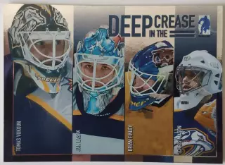 Карточка НХЛ / Vokoun-Lasak-Finley-Mason / Deep In The Crease / DC-6