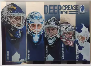 Карточка НХЛ / Belfour-Kidd-Tellqvist-Centomo-Hodson / Deep In The Crease / DC-9