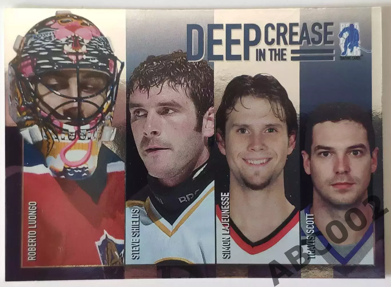 Карточка НХЛ / Luongo-Shields-Lajeunesse-Scott / Deep In The Crease / DC-14