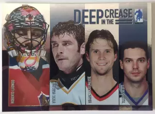 Карточка НХЛ / Luongo-Shields-Lajeunesse-Scott / Deep In The Crease / DC-14
