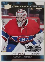 Карточка НХЛ / Carey Price / Canadiens / Standouts