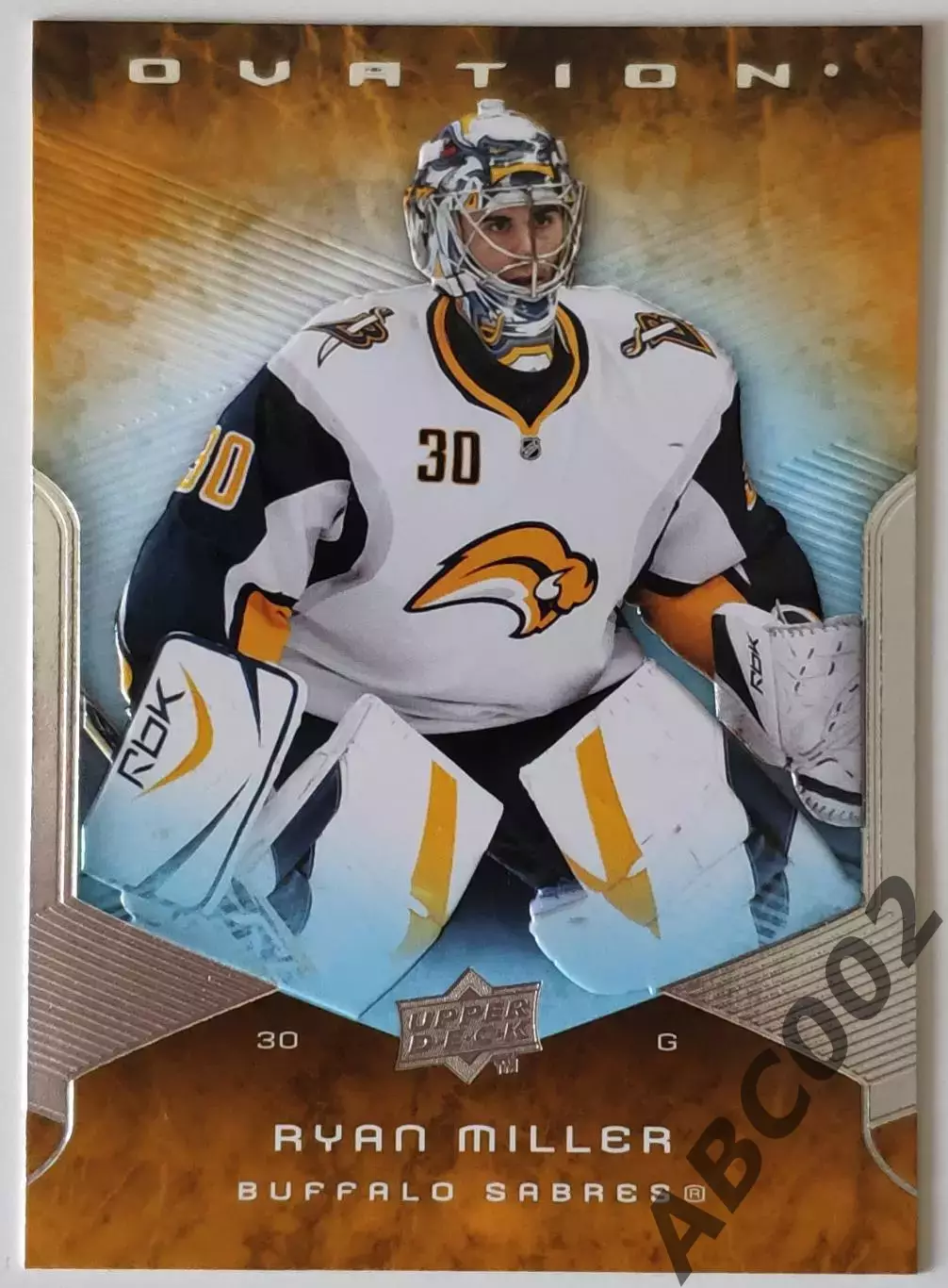 Карточка НХЛ / Ryan Miller / Sabres / Ovation