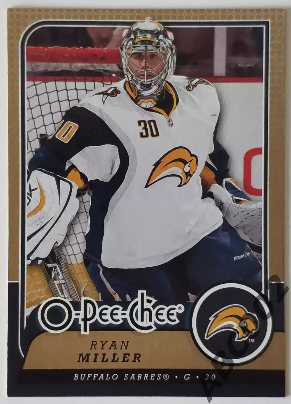 Карточка НХЛ / Ryan Miller / Buffalo / O-Pee-Chee