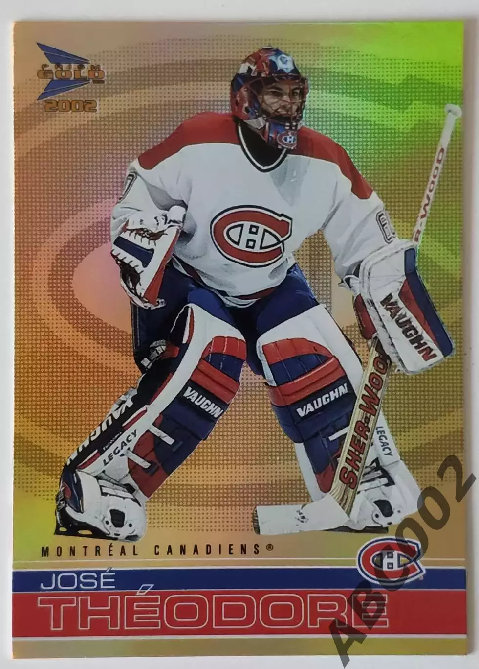 Карточка НХЛ / Jose Theodore / Canadiens / McDonalds