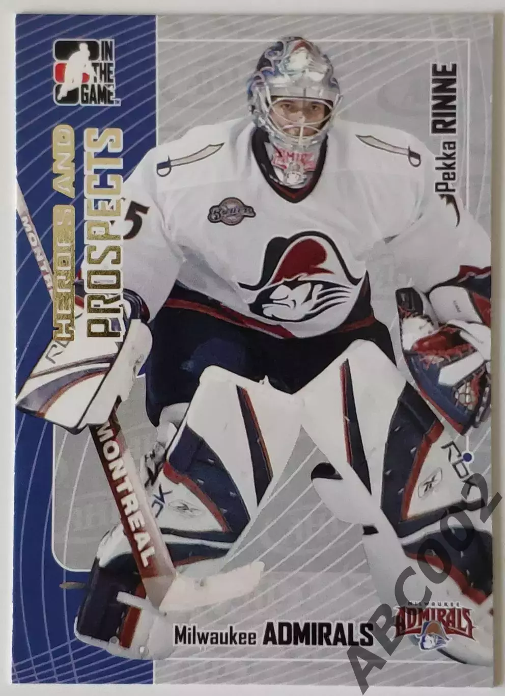 Карточка НХЛ / Pekka Rinne / AHL / Heroes & Prospects