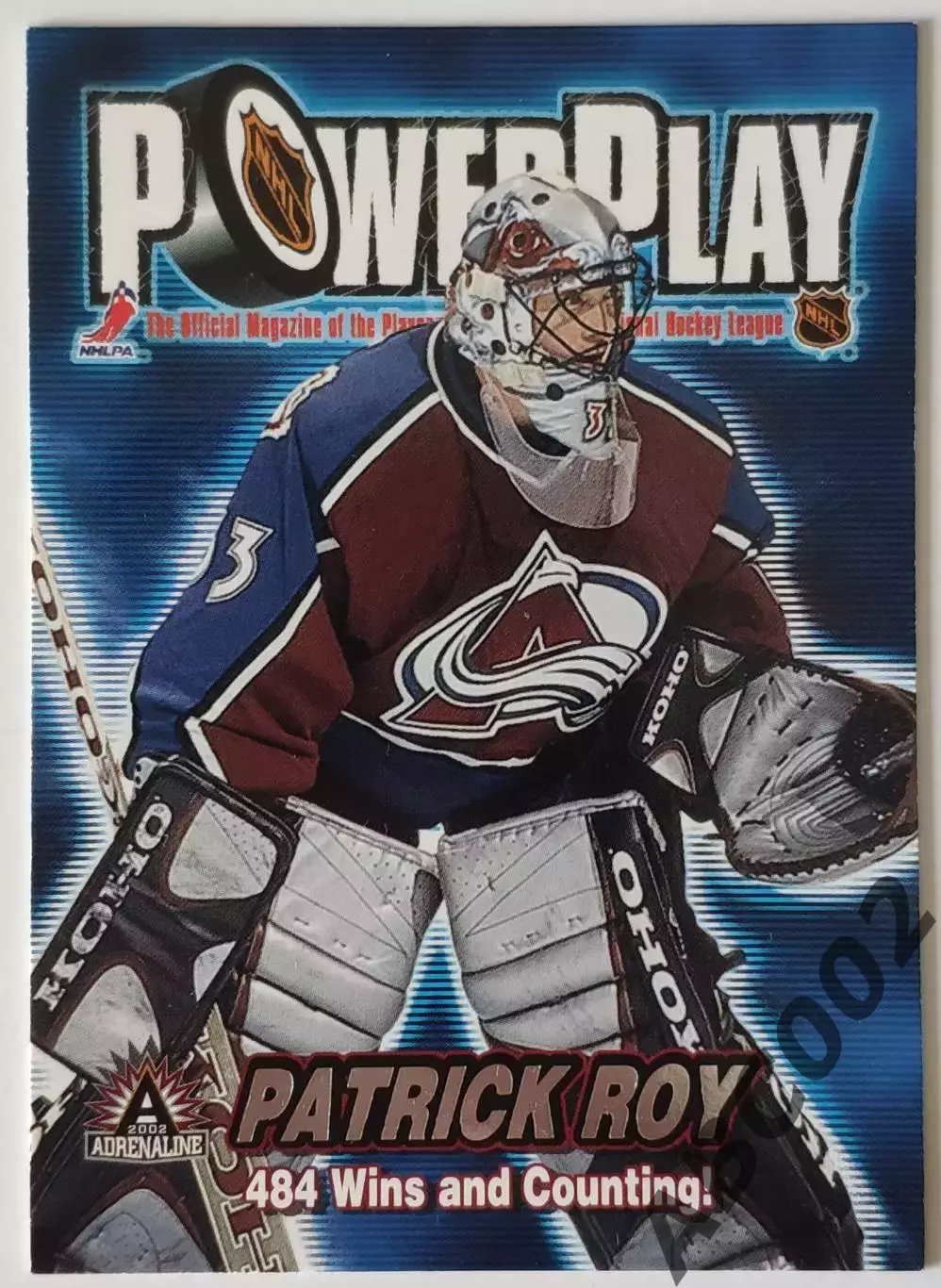 Карточка НХЛ / Patrick Roy / Colorado / Power Play
