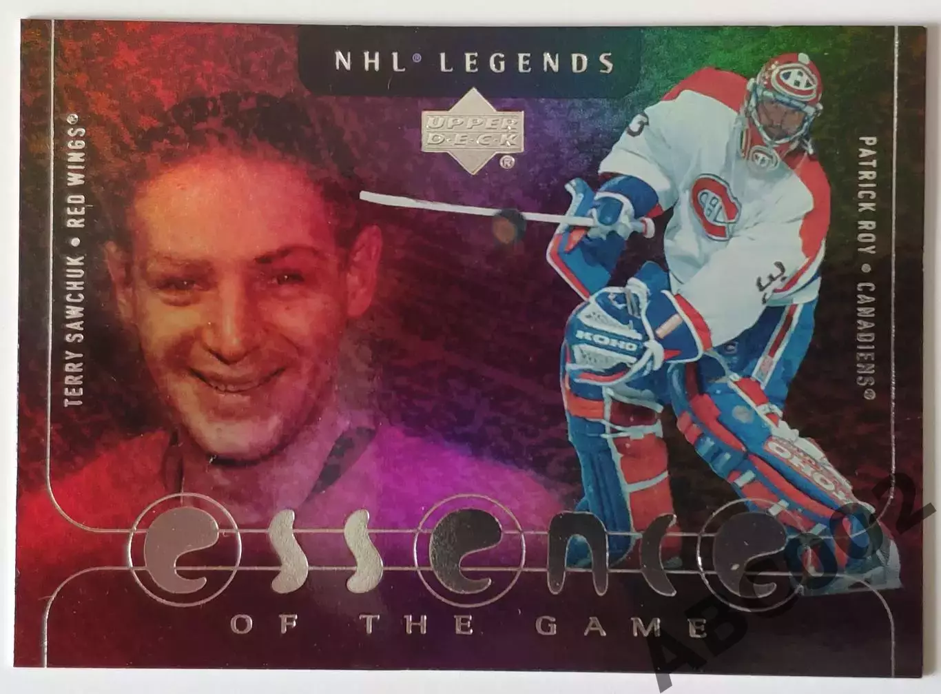 Карточка НХЛ / Patrick Roy / Canadiens / NHL Legends