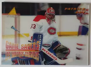 Карточка НХЛ / Patrick Roy / Canadiens / Pinnacle