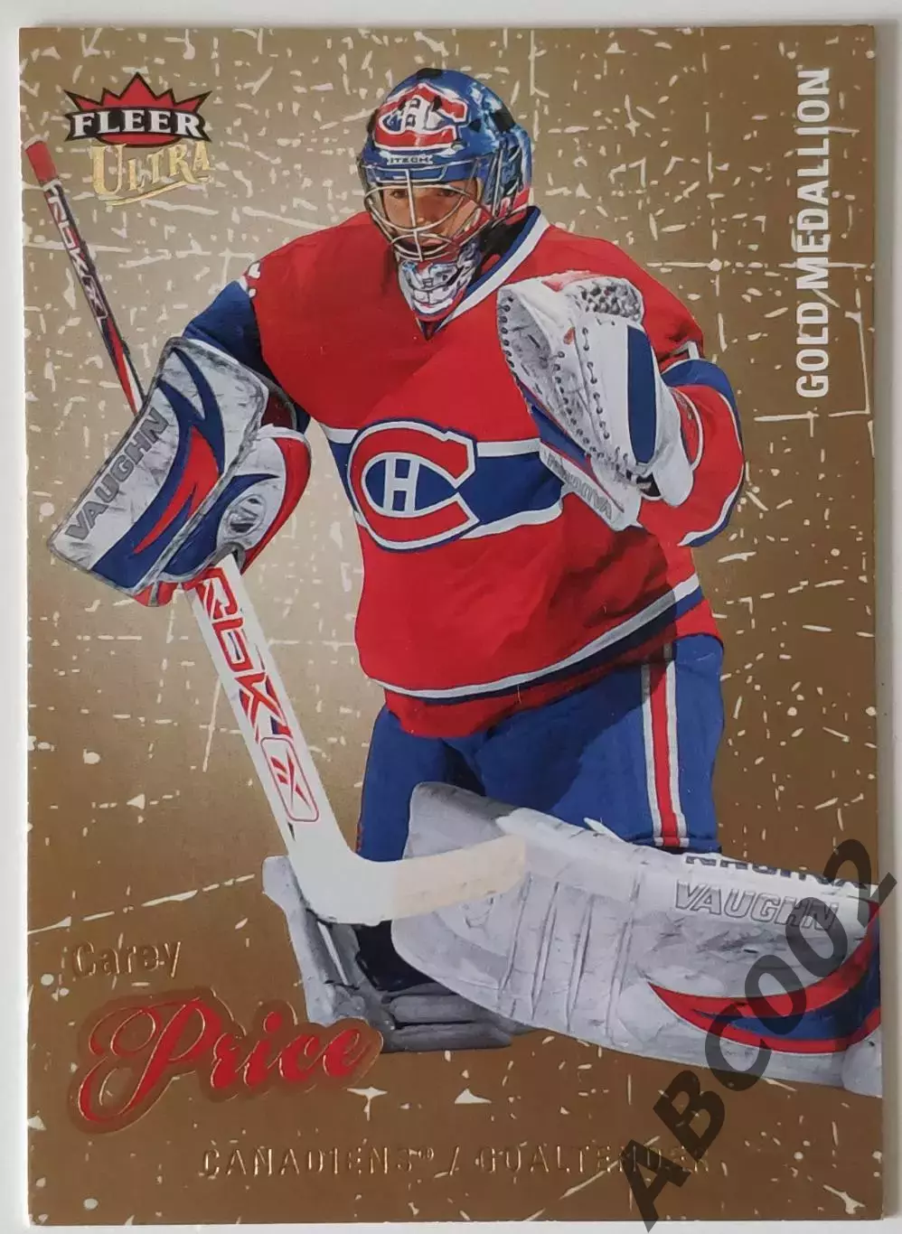 Карточка НХЛ / Carey Price / Canadiens / Fleer Ultra