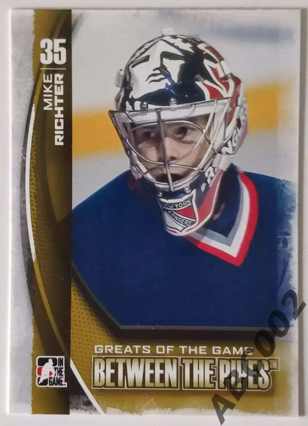Карточка НХЛ / Mike Richter / Rangers / Between The Pipes