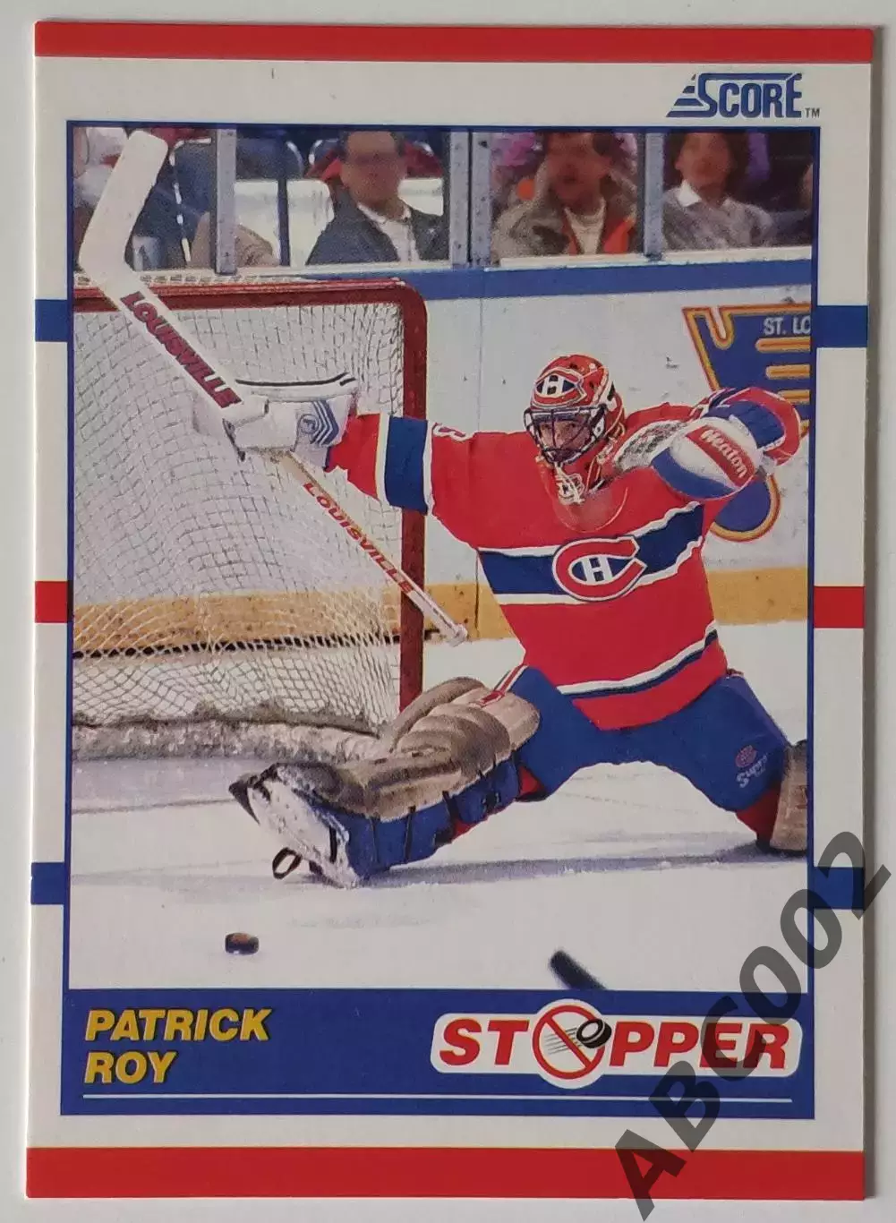 Карточка НХЛ / Patrick Roy / Canadiens / Stopper