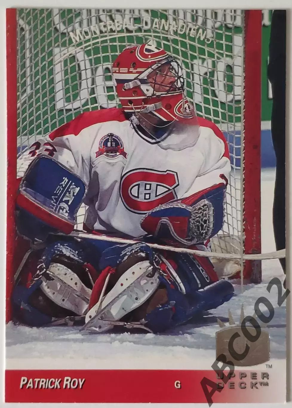 Карточка НХЛ / Patrick Roy / Canadiens / SP