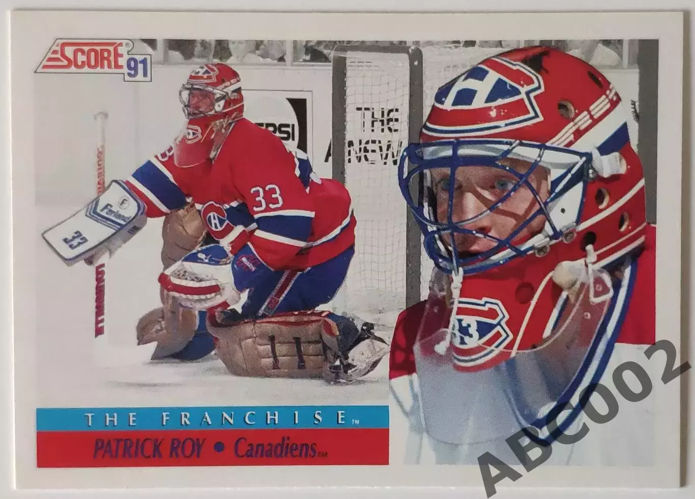 Карточка НХЛ / Patrick Roy / Canadiens / The Franchise