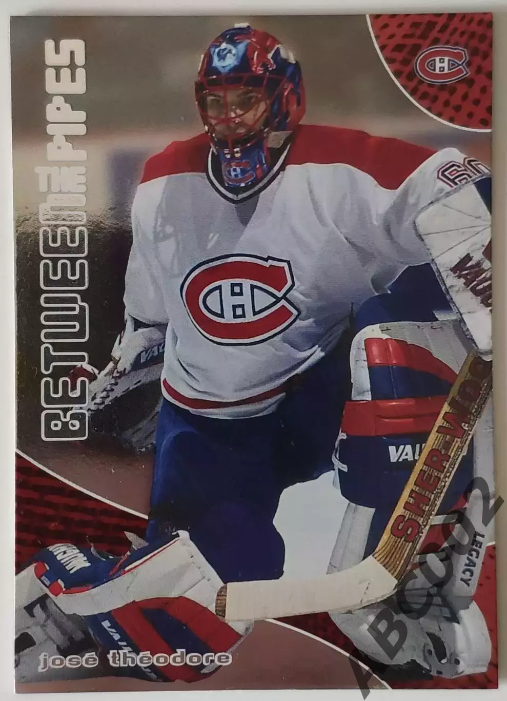 Карточка НХЛ / Jose Theodore / Canadiens / Between The Pipes