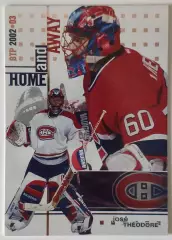 Карточка НХЛ / Jose Theodore / Canadiens / Home & Away