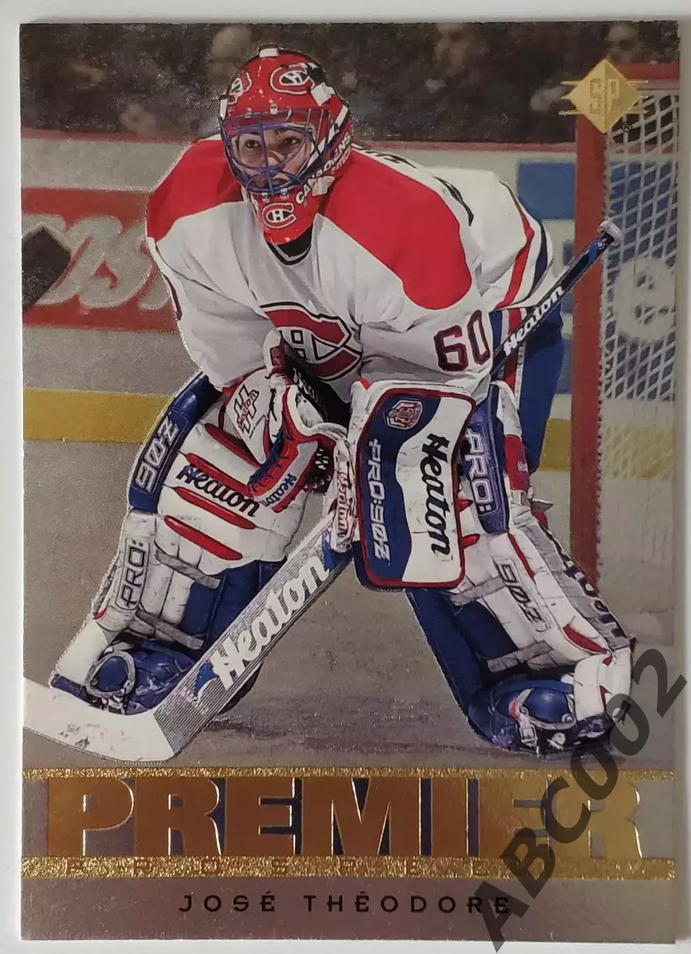Карточка НХЛ / Jose Theodore / Canadiens / Premier