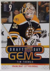 Карточка НХЛ / Tim Thomas / Bruins / Draft Day