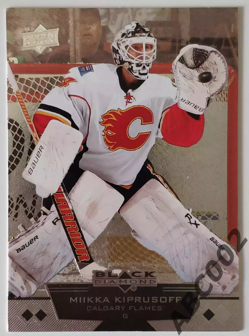 Карточка НХЛ / Miikka Kiprusoff / Flames / Black Diamond