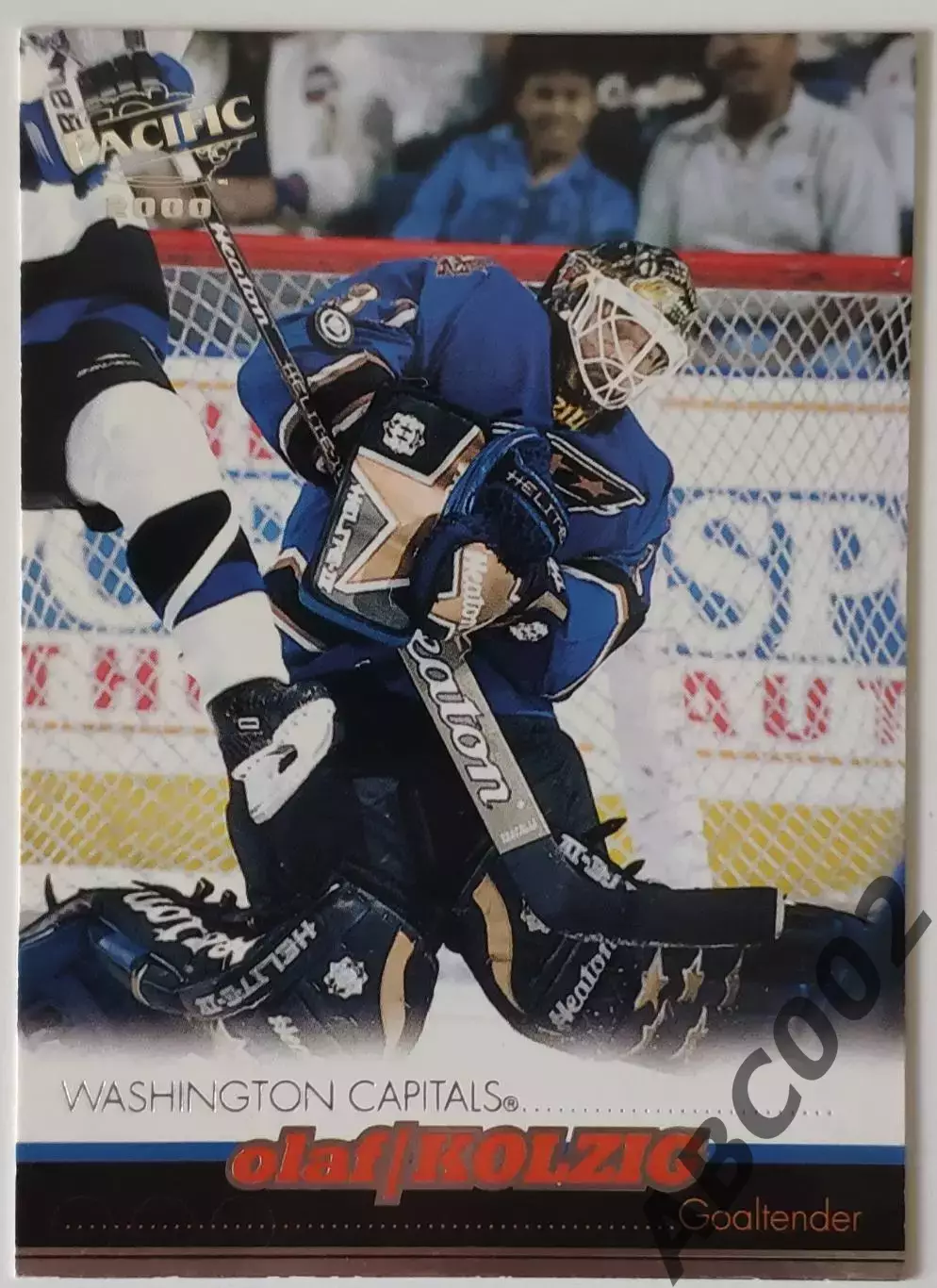 Карточка НХЛ / Olaf Kolzig / Capitals / Pacific