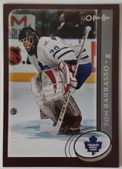 Карточка НХЛ / Tom Barrasso / Maple Leafs / O-Pee-Chee