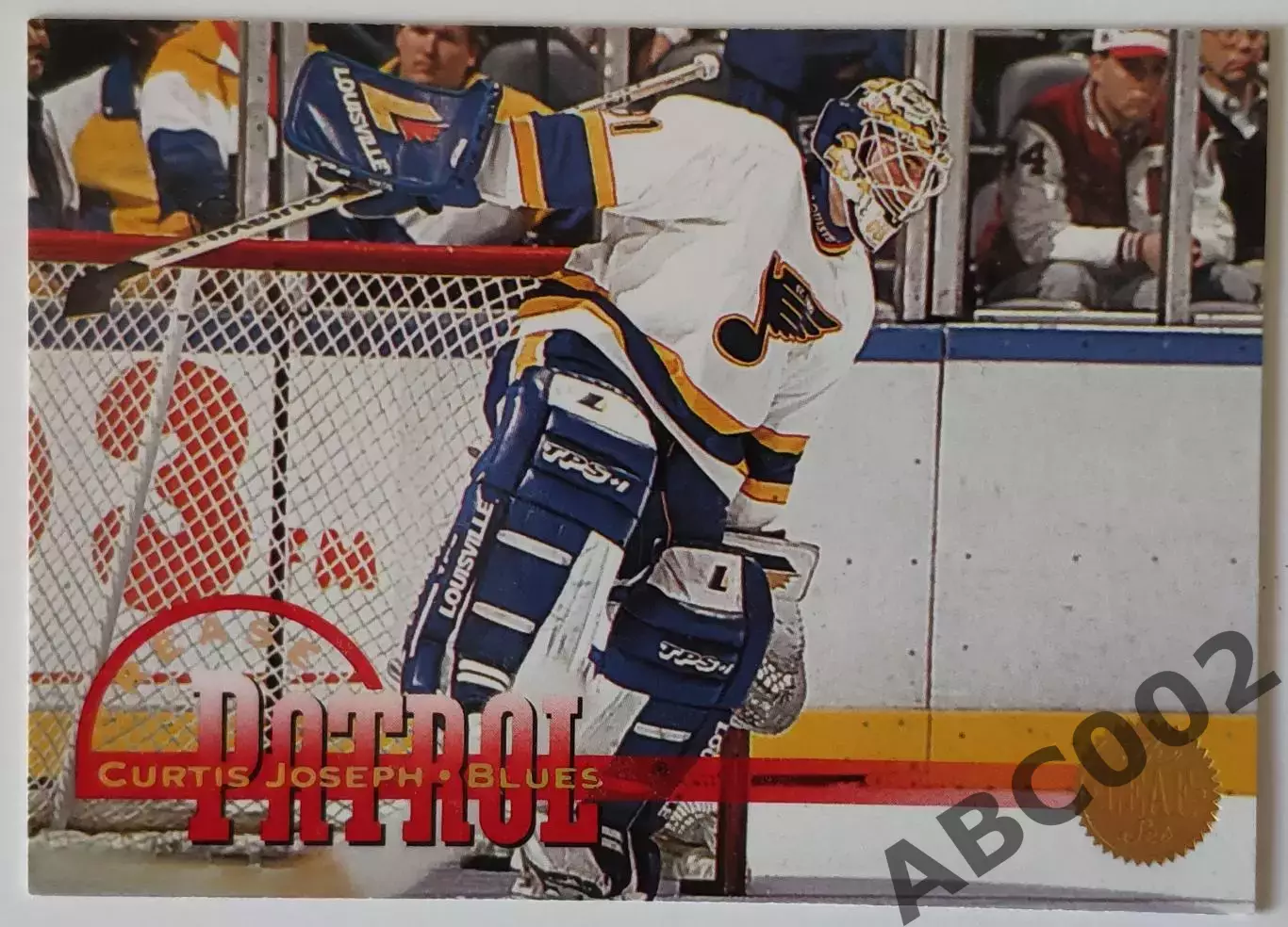 Карточка НХЛ / Curtis Joseph / Blues / Donruss